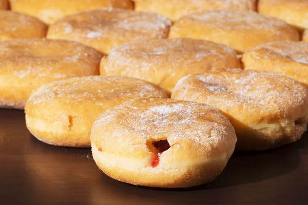 Group of cinnamon donuts  — Stok Foto